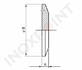 Заглушка CLAMP нержавеющая Dn 65  (70 мм) AISI 304, DIN